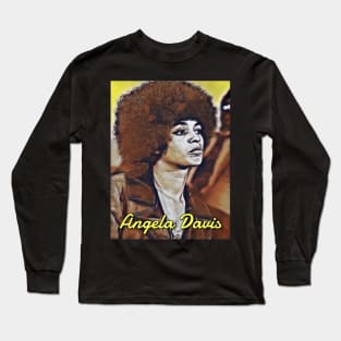 Angela Davis (Y) Long Sleeve T-Shirt